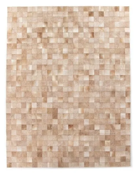 Product Image 4 for Tiled Vintage Brown Hide Rug from Four Hands