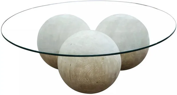 Product Image 1 for Reclaimed Lumber Allium Coffee Table/Glass Top from CFC