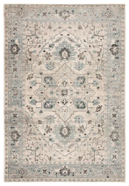 Product Image 5 for Kenley Medallion Light Blue/ Light Gray Rug from Jaipur