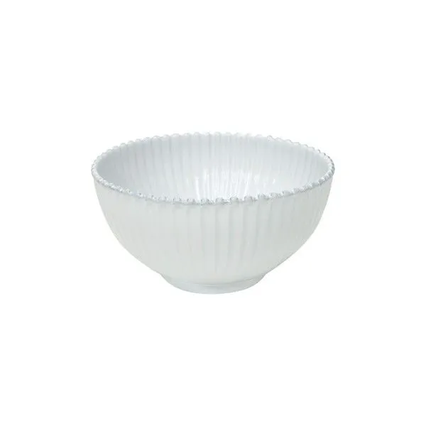 Product Image 1 for Pearl 11'' Scalloped Ceramic Stoneware Serving Bowl - White from Costa Nova