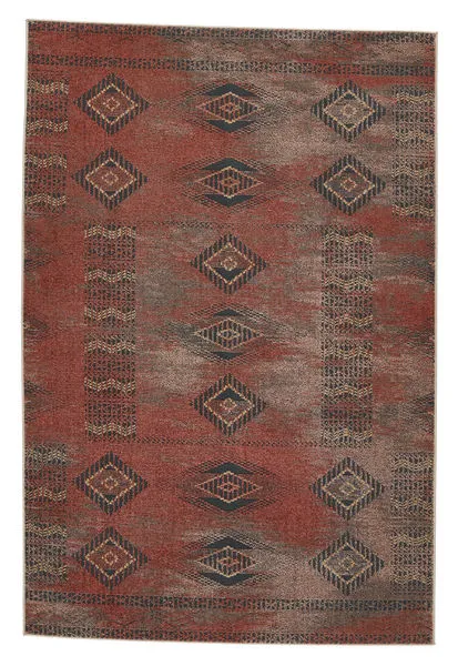 Product Image 5 for Abrego Tribal Red/ Gray Rug from Jaipur 