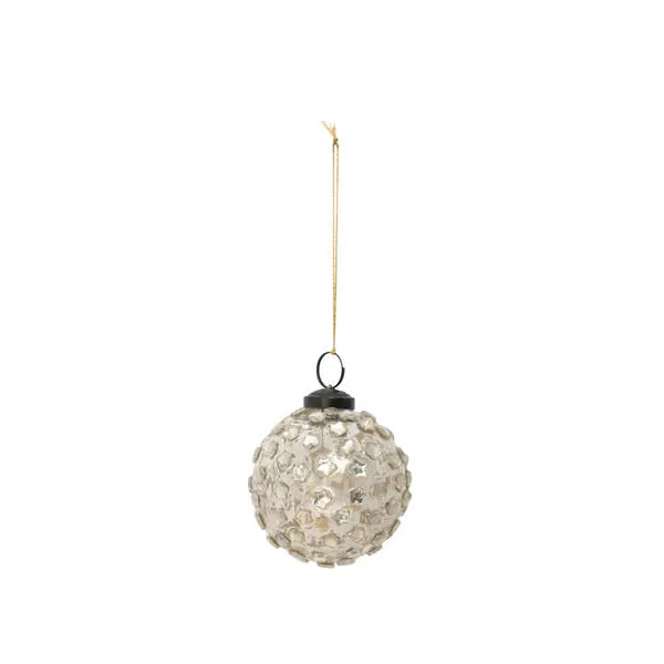 Product Image 1 for Carol Round Mosaic Glass Ball Ornament, Set of 4 from Creative Co-Op