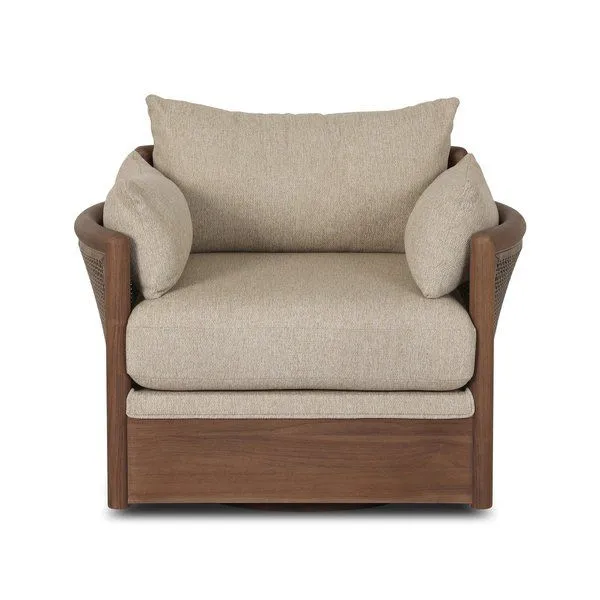 Product Image 1 for Barbosa Outdoor Swivel Chair from Four Hands