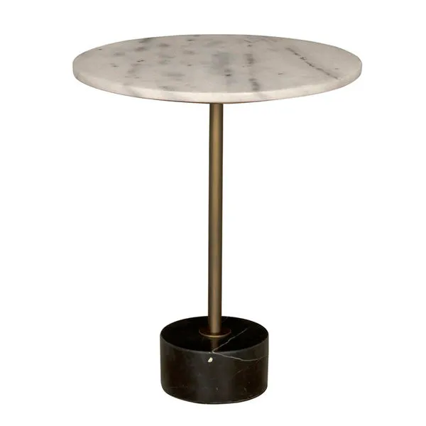 Product Image 1 for Santosha Side Table with Stone Top from Noir