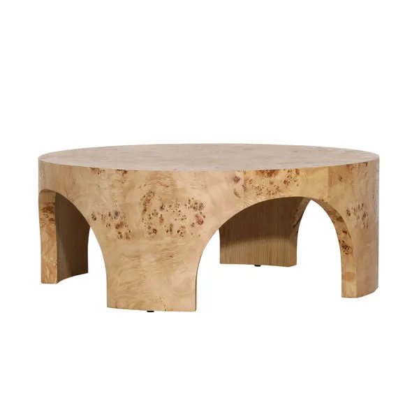 Product Image 1 for Paulette Coffee Table Burl from Dovetail Furniture