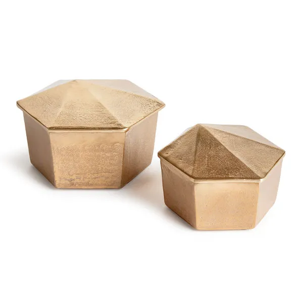 Product Image 1 for Luca Lidded Boxes, Set Of 2 from Napa Home And Garden