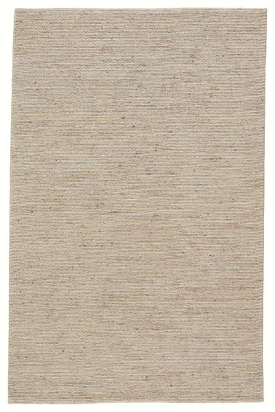 Merrow Handmade Solid Light Brown/ Silver Rug | Scout & Nimble