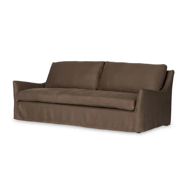 Product Image 1 for Monette Brown Linen Slipcover Sofa - Brussels Coffee from Four Hands