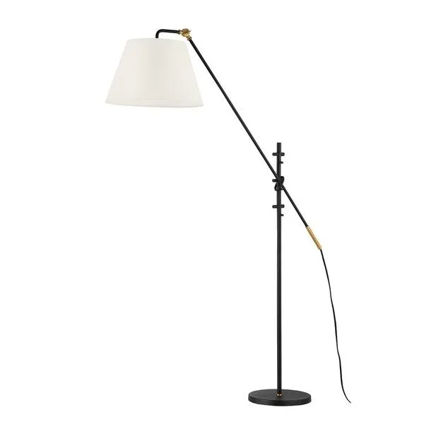 Product Image 1 for Navin Patina Brass 1-Light Floor Lamp from Troy Lighting