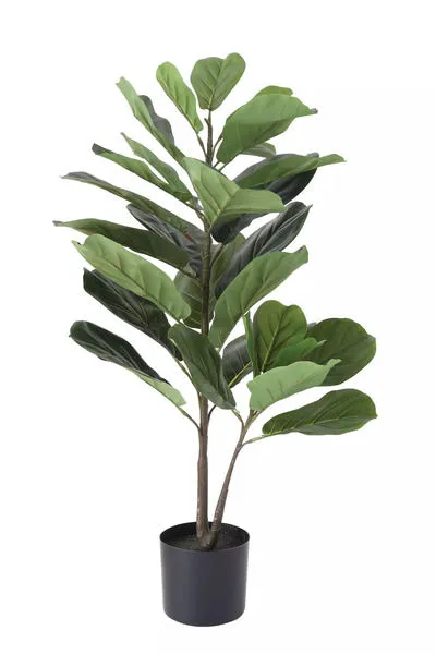 Product Image 6 for Potted Faux Fiddle Fig Leaf Plant from Creative Co-Op