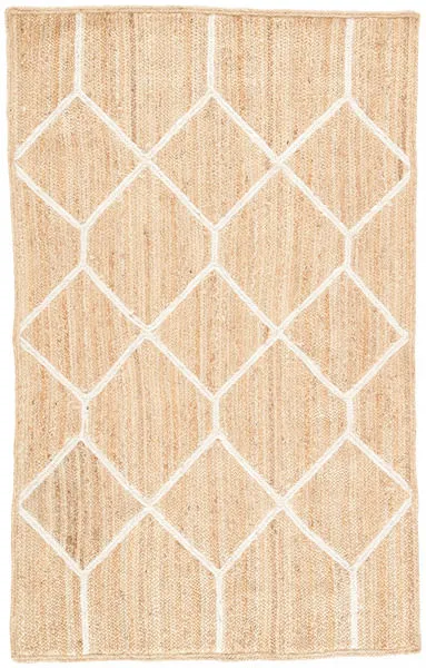 Product Image 5 for Aten Natural Trellis Beige/ White Rug By Nikki Chu from Jaipur 