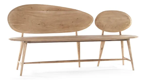 Product Image 4 for Pebble Bench from Sarreid Ltd.