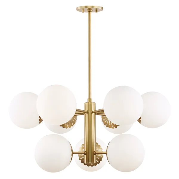 Product Image 1 for Paige 9 Light Chandelier from Mitzi