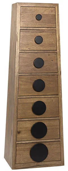Product Image 1 for Jehudi 7 Drawer Hutch from Noir