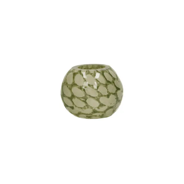 Product Image 1 for Camou Glass Vase Green Dia 4" from BIDKHome