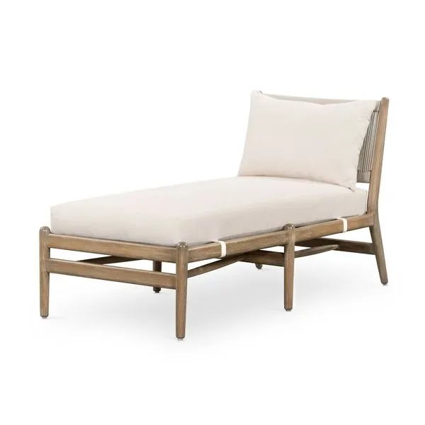 Product Image 10 for Rosen Outdoor White Chaise Lounge from Four Hands