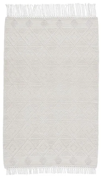 Product Image 4 for Esma Indoor/ Outdoor Geometric White/ Ivory Rug from Jaipur 