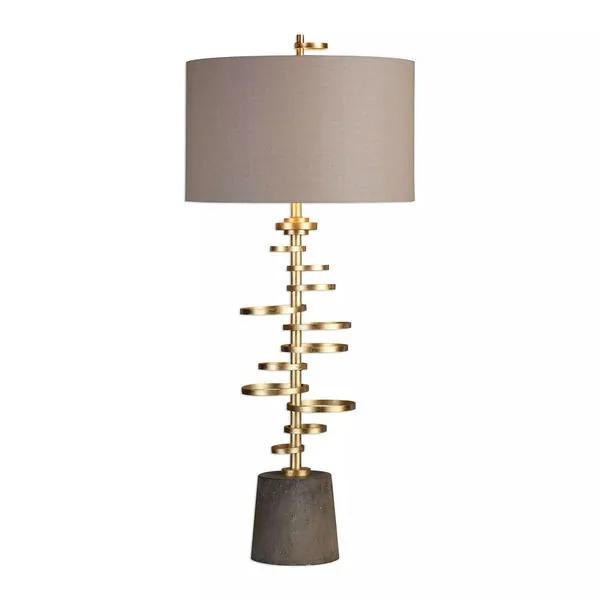 Product Image 2 for Uttermost Lostine Antiqued Gold Lamp from Uttermost