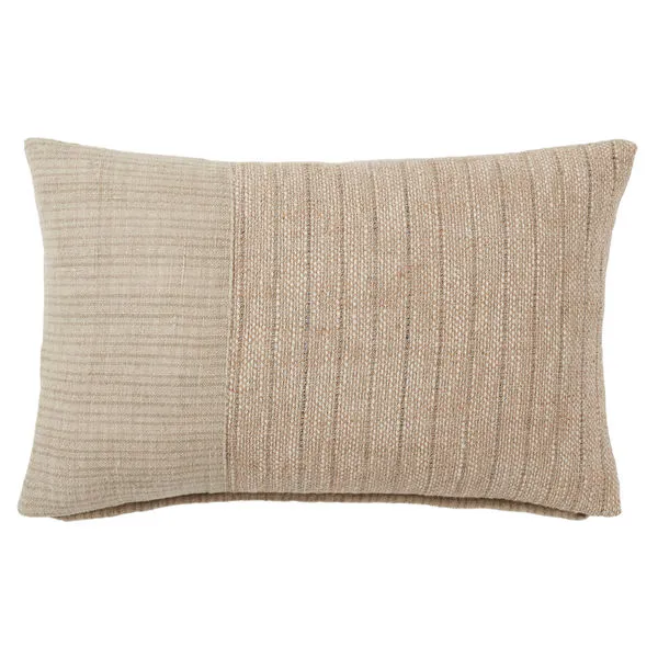 Product Image 5 for Miriam Striped Light Brown/ Cream Pillow from Jaipur