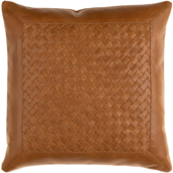 Product Image 2 for Lawdon Brown Leather Pillow from Surya