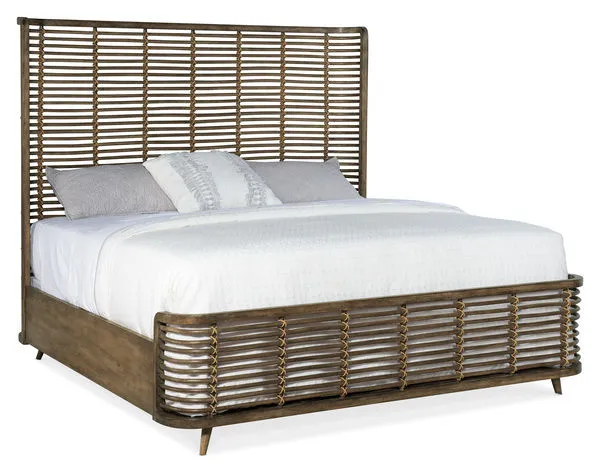 Product Image 2 for Sundance Pecan & Cane Rattan Queen Bed from Hooker Furniture