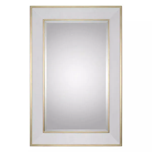 Product Image 2 for Uttermost Cormor White Mirror from Uttermost