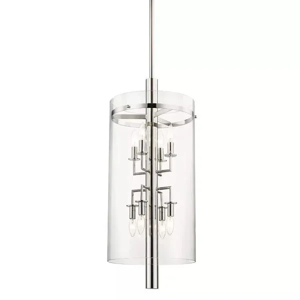 Product Image 1 for Baxter 8 Light Pendant from Hudson Valley