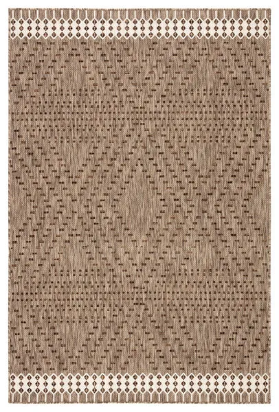 Product Image 4 for Tirana Indoor/ Outdoor Borders Gray/ Brown Rug By Nikki Chu from Jaipur 