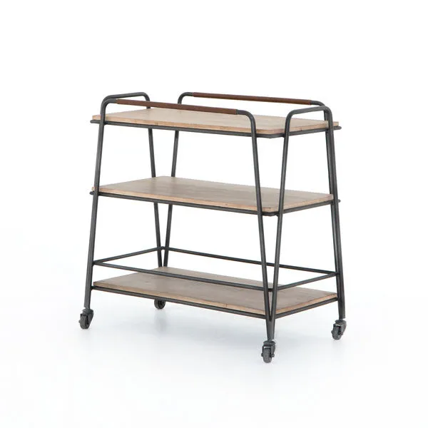 Product Image 10 for Garland Bar Cart Light Brushed Parawood from Four Hands