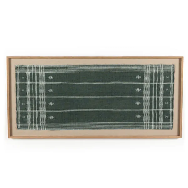 Product Image 1 for Bhujodi Framed Textile Art - Corn Flower from Four Hands