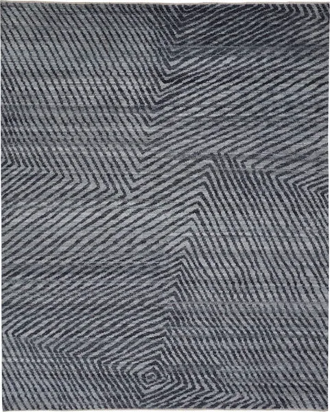 Product Image 6 for Vivien Transitional Blue / Gray Hand-Knotted Rug - 8' x 10' from Feizy Rugs