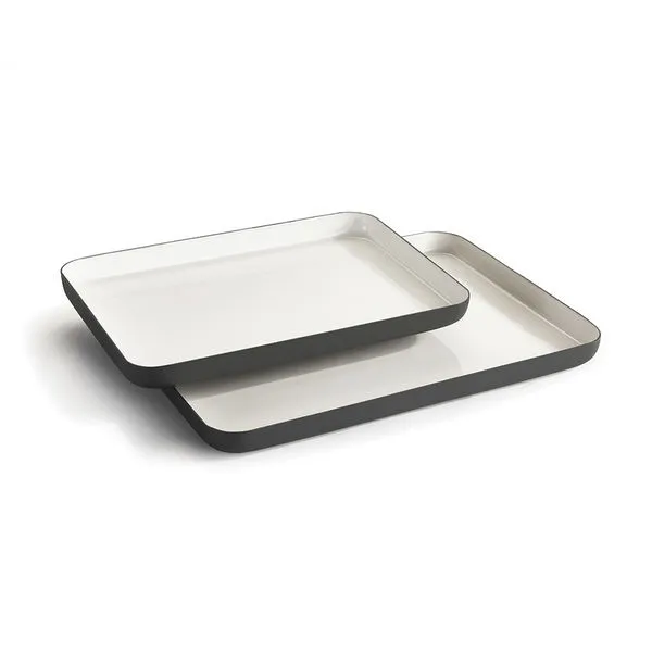 Product Image 1 for Market Street Rectangular Trays, Set Of 2 from Napa Home And Garden