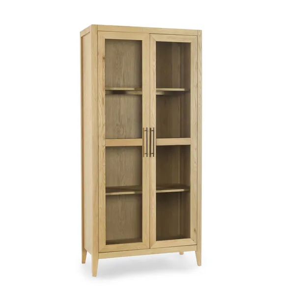 Product Image 1 for Aspen Curio Cabinet in Natural Brown from Classic Home Furnishings