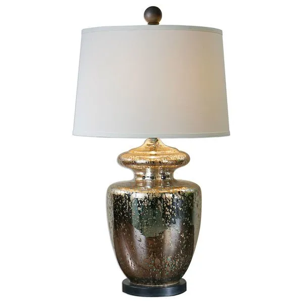 Product Image 2 for Uttermost Ailette Antiqued Mercury Glass Lamp from Uttermost
