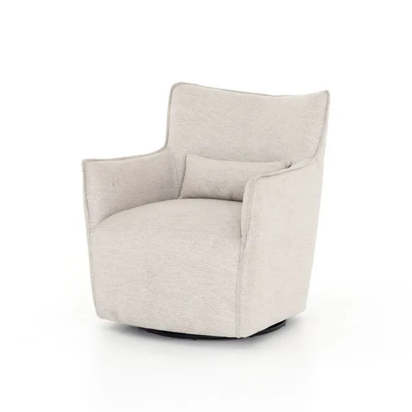 Product Image 1 for Kimble Swivel Chair-Noble Platinum from Four Hands