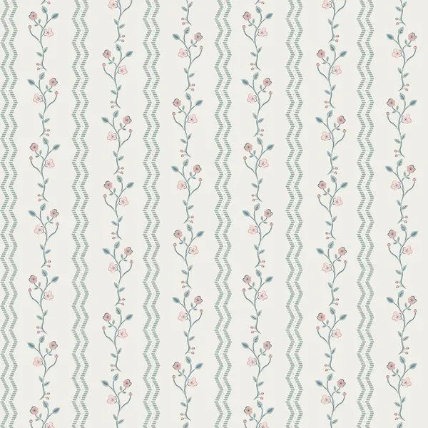 Product Image 1 for Laura Ashley Blencow Stripe Dark Duck Egg Blue Wallpaper from Graham & Brown