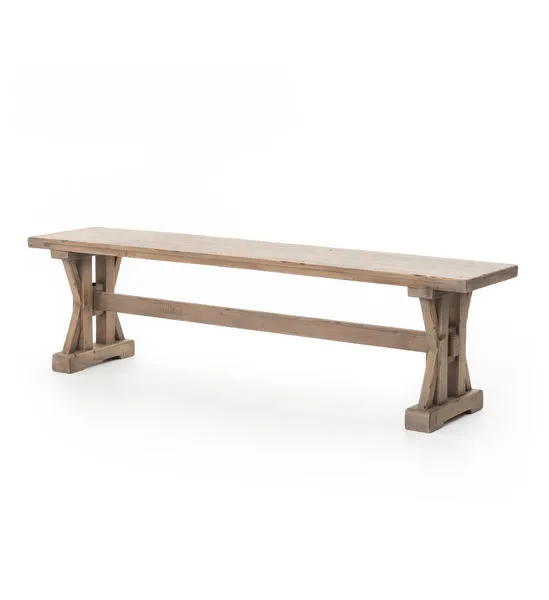 Product Image 4 for Tuscanspring Dining Bench Sundried Whea from Four Hands