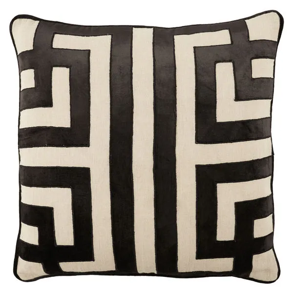 Product Image 4 for Ordella Black/ Beige Geometric Pillow from Jaipur