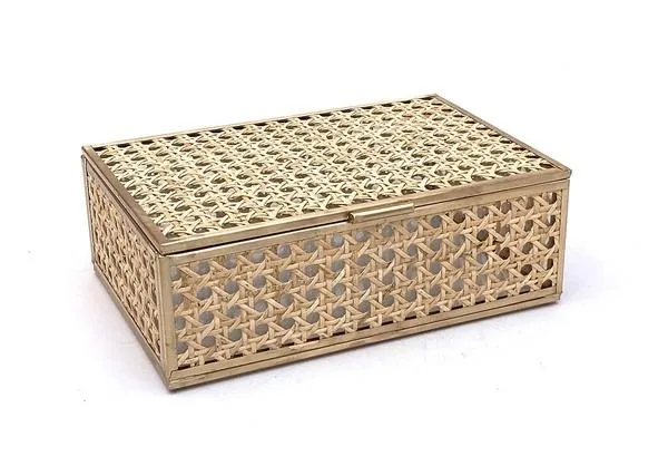 Product Image 6 for Natural Cane Wicker Jewelry Decor Box from Anaya Home