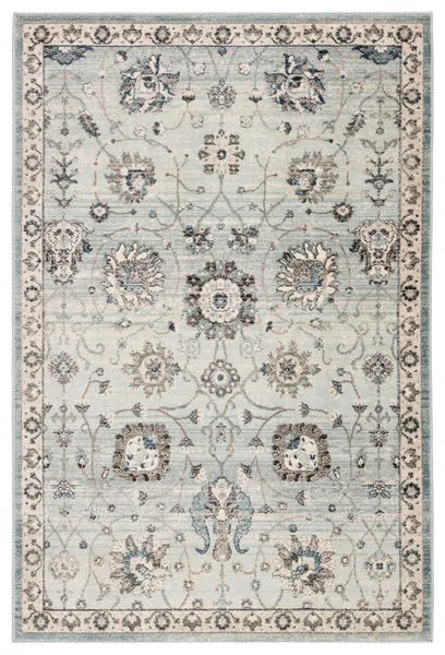 Product Image 3 for Ainsley Oriental Light Blue/ Gray Rug from Jaipur 
