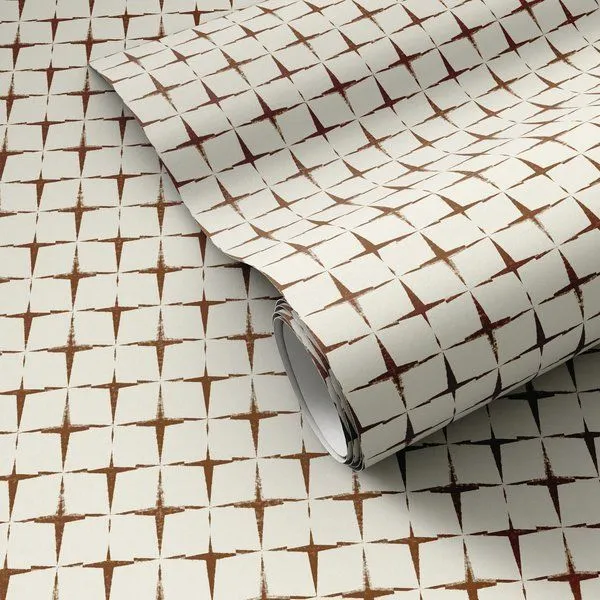 Product Image 1 for Blocking Terracotta I Wallpaper by Getty Images from Four Hands