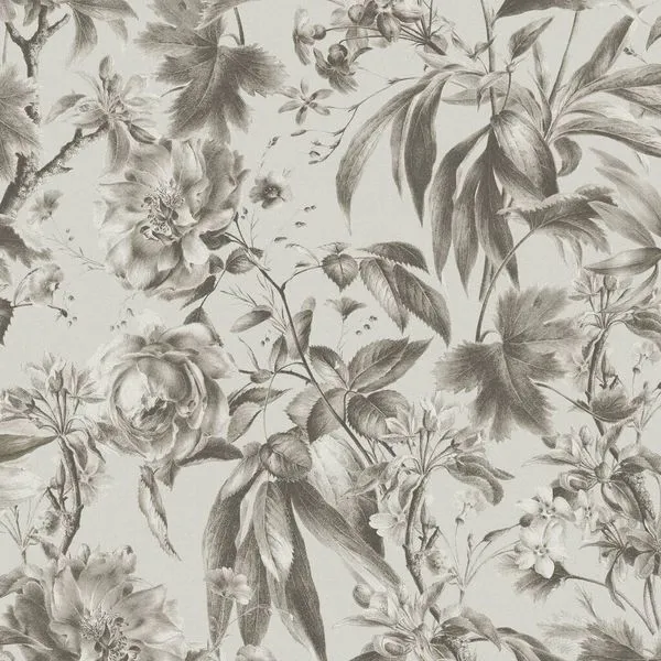 Product Image 1 for Arcane Garden Silver Wallpaper from Graham & Brown