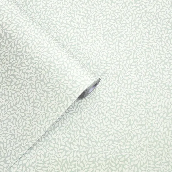 Product Image 1 for Laura Ashley Little Vines Duck-Egg Botanical Wallpaper from Graham & Brown