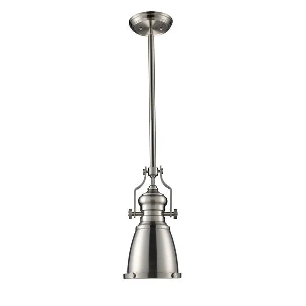 Product Image 2 for Chadwick 1 Light Pendant In Satin Nickel  from Elk Lighting