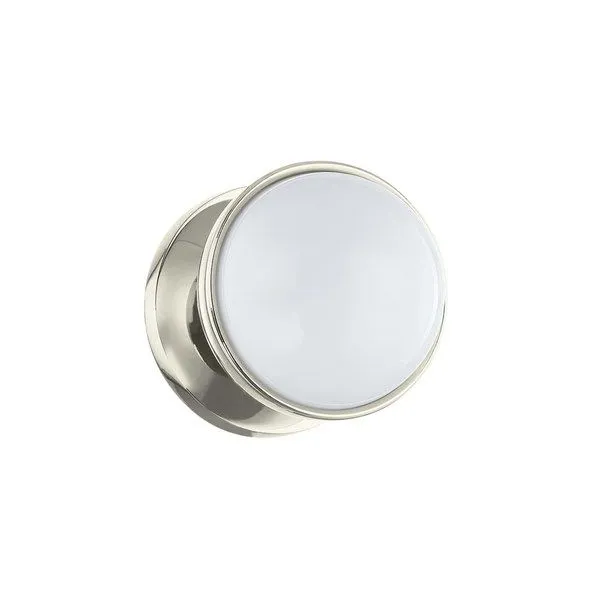 Product Image 1 for Amy 1-Light Modern Circle Polished Nickel Bath Sconce from Mitzi
