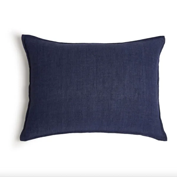 Product Image 2 for Montauk 28" x 36" Large Decorative Bed Pillow with Insert - Indigo from Pom Pom at Home
