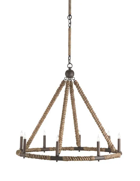 Product Image 3 for Bowline Chandelier from Currey & Company