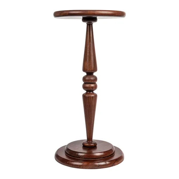 Sterling Side Table front view isolated on white background with subtle lighting highlights