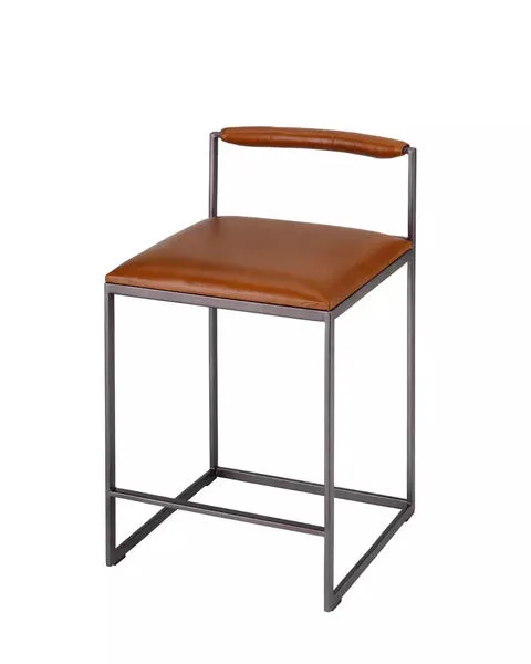 Product Image 8 for Bradbury Leather Counter Stool from Jamie Young