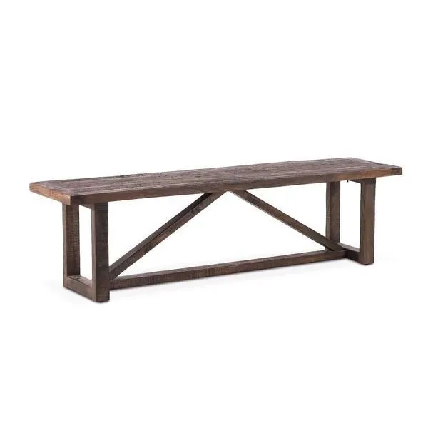 Product Image 5 for Savannah Modern Barnwood Bench from World Interiors